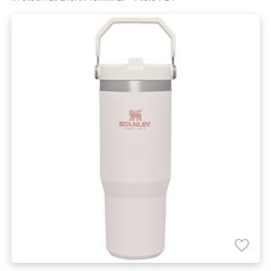 Stanley 30oz IceFlow Flip Straw Tumbler Rose Quartz